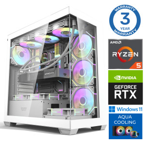 INTOP AQUA Ryzen 5 7600X 32GB DDR5 1TB SSD M.2 NVME RTX4070 SUPER 12GB WIN11