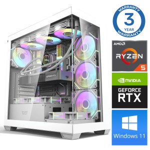 INTOP Ryzen 5 7500F 16GB DDR5 1TB SSD M.2 NVME RTX4060Ti 8GB WIN11