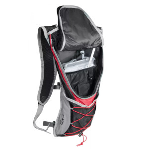 Mugursoma Force Twin 14 l, Black/Red