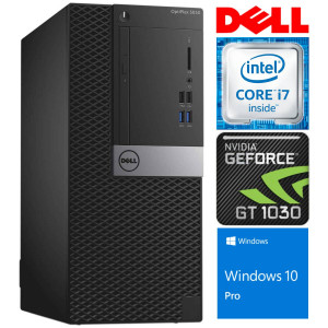 DELL 5050 MT i7-7700 32GB 128SSD M.2 NVME+2TB GT1030 2GB WIN10Pro