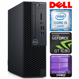 DELL 3060 SFF i5-8500 32GB 128SSD M.2 NVME+1TB GT1030 2GB DVD WIN10Pro