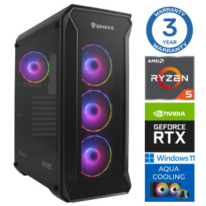 INTOP AQUA Ryzen 5 7600X 64GB DDR5 500SSD M.2 NVME RTX4070 SUPER 12GB WIN11Pro