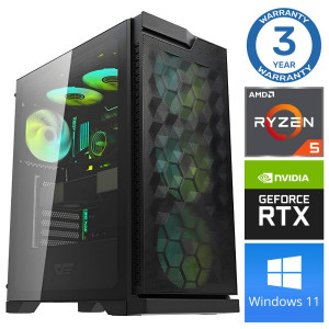 INTOP Ryzen 5 5600X 32GB 250SSD M.2 NVME RTX4060 8GB WIN11