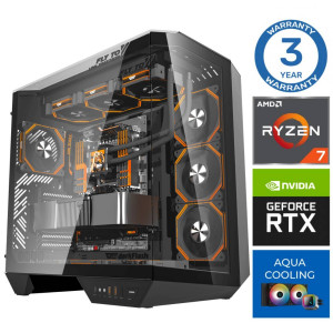 INTOP AQUA Ryzen 7 7700X 32GB DDR5 1TB SSD M.2 NVME+2TB RTX5070Ti 16GB
 no-OS