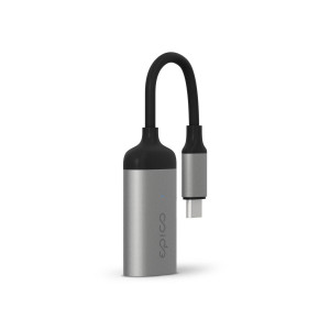 Epico USB-C uz HDMI adapteris - kosmiski pelēks