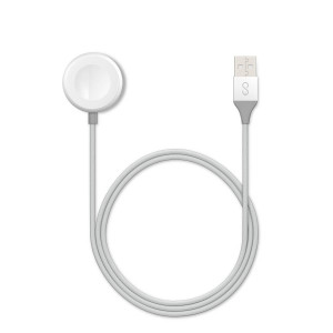 Epico Apple Watch uzlādes kabelis USB-A 1.2m - sudrabs