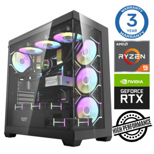 INTOP Ryzen 9 5900X 32GB 1TB SSD M.2 NVME RTX4070 SUPER 12GB no-OS