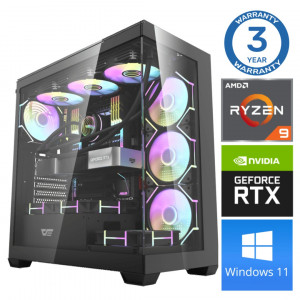 INTOP Ryzen 9 5900X 64GB 1TB SSD M.2 NVME+2TB RTX4070 12GB Win11