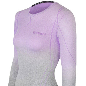 Sieviešu termoveļas komplekts Spokey Flora (L/XL) violet/grey