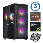 INTOP Ryzen 7 5700X 32GB 250SSD M.2 NVME GTX1650 4GB no-OS